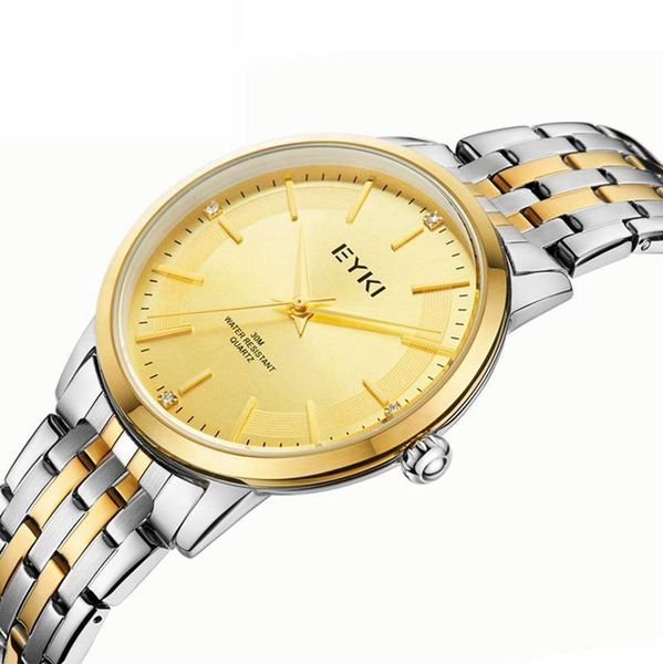 wristwatches couple watch steel band men's and women's fashion waterproof quartz, Slivery;brown
wristwatches couple watch steel band men's and women's fashion waterproof quartz, Slivery;brown