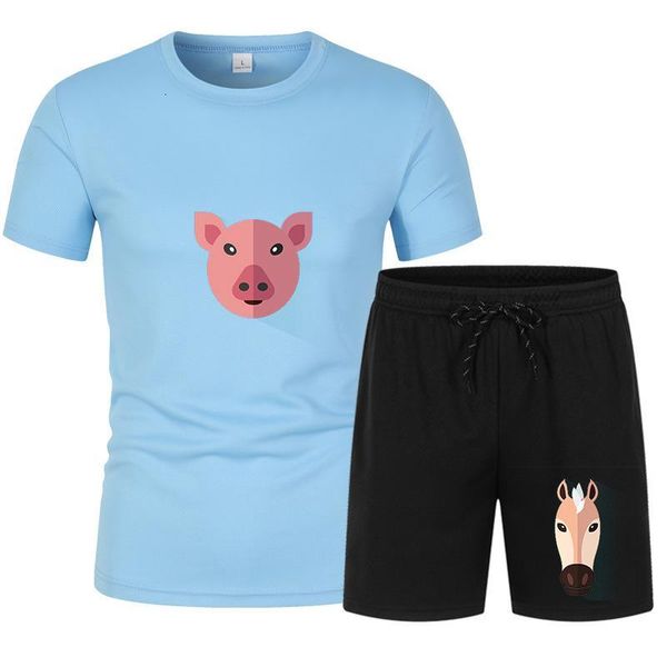 men's tracksuits cotton short sleeve shorts for men, with chinese zodiac culture.the pig zsr5, Gray
men's tracksuits cotton short sleeve shorts for men, with chinese zodiac culture.the pig zsr5, Gray