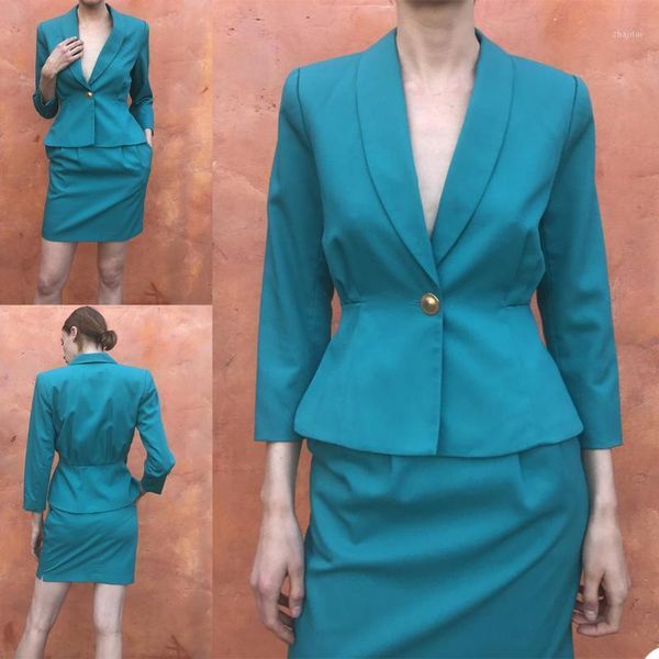 french retro women suits fashion elegant custom made shawl lapel one buttons blazer sheath skirt 2 pieces set two piece dress, White
french retro women suits fashion elegant custom made shawl lapel one buttons blazer sheath skirt 2 pieces set two piece dress, White