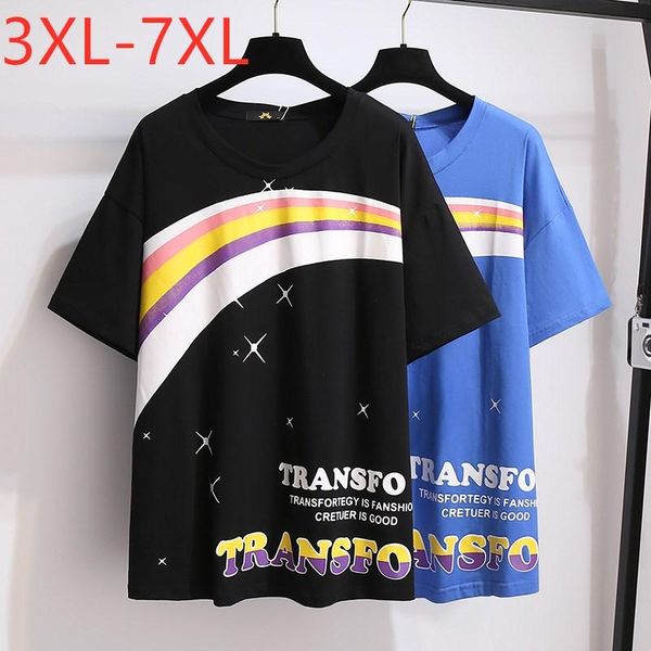 plus size t-shirt 2021 ladies summer for women large short sleeve loose cotton rainbow print o-neck 3xl 4xl 5xl 6xl 7xl, Black
plus size t-shirt 2021 ladies summer for women large short sleeve loose cotton rainbow print o-neck 3xl 4xl 5xl 6xl 7xl, Black