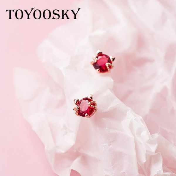 stud toyoosky korea design rose red cz crystal earrings women 925 sterling silver cute cat for casual party jewelry, Golden;silver
stud toyoosky korea design rose red cz crystal earrings women 925 sterling silver cute cat for casual party jewelry, Golden;silver