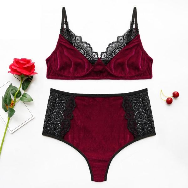 bras sets erotic lingerie women plus size -3xl bra contrast lace velvet patchwork sleepwear pijamas verano mujer langerie, Red;black
bras sets erotic lingerie women plus size -3xl bra contrast lace velvet patchwork sleepwear pijamas verano mujer langerie, Red;black