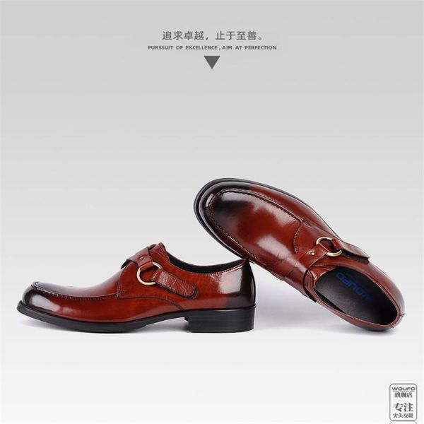 business dress shoes real leather man, european version of square head buckle, wedding wear, work, pure, Black
business dress shoes real leather man, european version of square head buckle, wedding wear, work, pure, Black