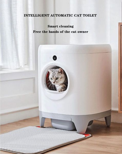 cat grooming intelligent automatic toilet deodorizing litter box electric feces shovel fully enclosed extra large anti-splash
cat grooming intelligent automatic toilet deodorizing litter box electric feces shovel fully enclosed extra large anti-splash