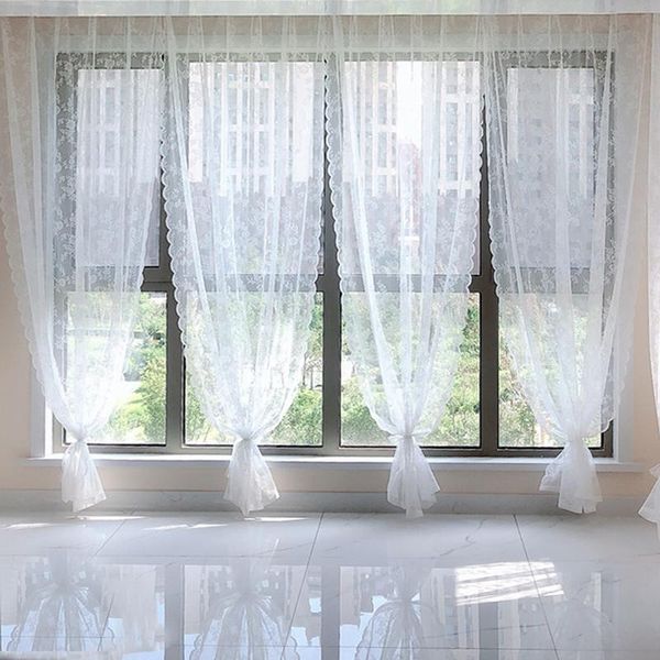curtain & drapes white sheer curtains pastoral style tulle for balcony bedroom lace embroidery window screening living room decor
curtain & drapes white sheer curtains pastoral style tulle for balcony bedroom lace embroidery window screening living room decor