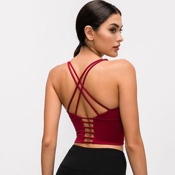 women cross back sports bra breath high impact underwear workout bras soft fitness yoga padded running gym brassiere clothing, White;black
women cross back sports bra breath high impact underwear workout bras soft fitness yoga padded running gym brassiere clothing, White;black