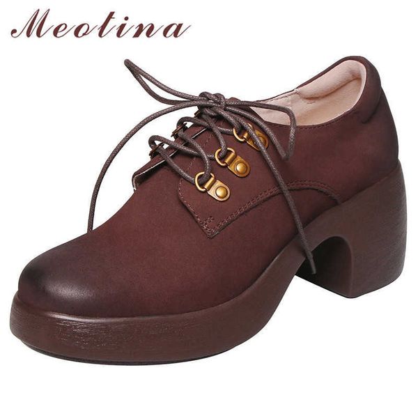 meotina women pumps high heels natural genuine leather chunky high heels shoes real leather lace up shoes female autumn size 40 210608, Black
meotina women pumps high heels natural genuine leather chunky high heels shoes real leather lace up shoes female autumn size 40 210608, Black