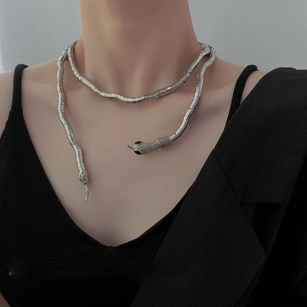 chokers 2021 ins trend cold wind adjustable snake-shaped necklace for men and women exaggerated simple girl hip hop street jewelry gift, Golden;silver
chokers 2021 ins trend cold wind adjustable snake-shaped necklace for men and women exaggerated simple girl hip hop street jewelry gift, Golden;silver