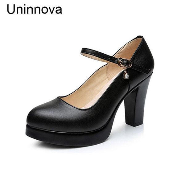 dress shoes uninnova women's mary janes split leather platform high heels buckle shallow office lady pumps court plus size32-43 wp062, Black
dress shoes uninnova women's mary janes split leather platform high heels buckle shallow office lady pumps court plus size32-43 wp062, Black