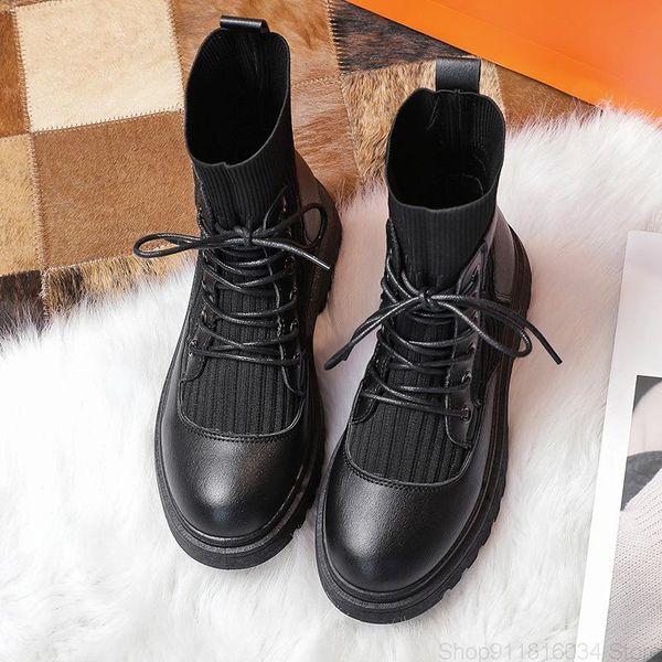 boots 15223 knitting flying woven shoes autumn and winter 2021 short fashion elastic women british, Black
boots 15223 knitting flying woven shoes autumn and winter 2021 short fashion elastic women british, Black