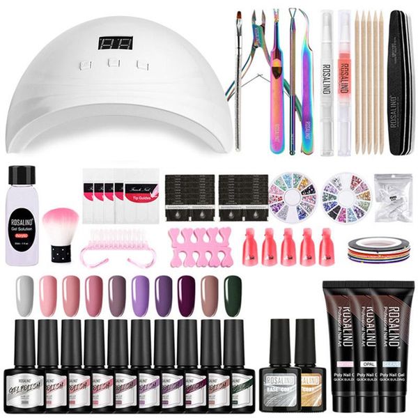 nail gel rosalind set 36w uv led lamp polish kit varnish manicure art tools base semi permanent, Red;pink
nail gel rosalind set 36w uv led lamp polish kit varnish manicure art tools base semi permanent, Red;pink