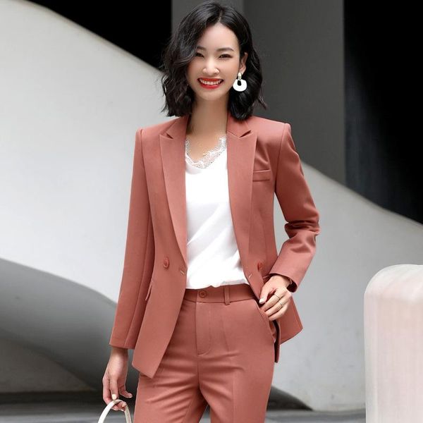 autumn spring style caramel business suit women blazer and pant two piece set office slim elegant work wear women's pants, White
autumn spring style caramel business suit women blazer and pant two piece set office slim elegant work wear women's pants, White