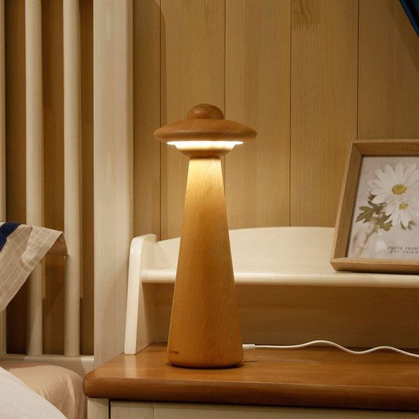 table lamps modern wooden led lamp standing kids room ufo lampshade wood desk for bedside bedroom study readig
table lamps modern wooden led lamp standing kids room ufo lampshade wood desk for bedside bedroom study readig