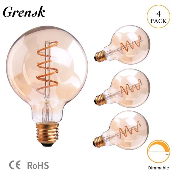 bulbs grensk filament lamp dimmable spiral edison g95 3w amber globe glass led bulb 2200k e26 110v e27 220v gold decorative light
bulbs grensk filament lamp dimmable spiral edison g95 3w amber globe glass led bulb 2200k e26 110v e27 220v gold decorative light
