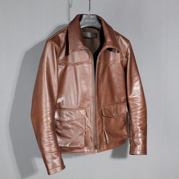 men's leather & faux real genuine jacket men cowhide coats vintage biker motorcycle short jackets19-42 kj4169, Black
men's leather & faux real genuine jacket men cowhide coats vintage biker motorcycle short jackets19-42 kj4169, Black
