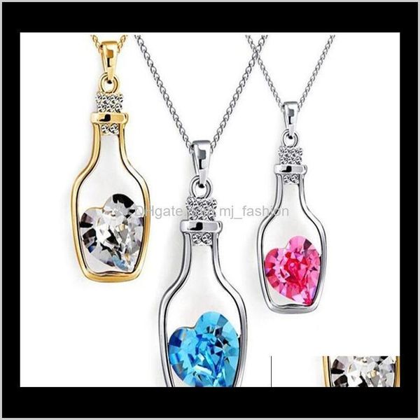 necklaces & pendants jewelryfashion ladies crystal love drift bottles special pendant necklace gift 0899 drop delivery 2021 op8wb, Silver
necklaces & pendants jewelryfashion ladies crystal love drift bottles special pendant necklace gift 0899 drop delivery 2021 op8wb, Silver