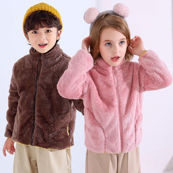 jackets jacket for girl winter baby long sleeve fleece thicken warm plush coats casual solid kids children boys clothes, Blue;gray
jackets jacket for girl winter baby long sleeve fleece thicken warm plush coats casual solid kids children boys clothes, Blue;gray