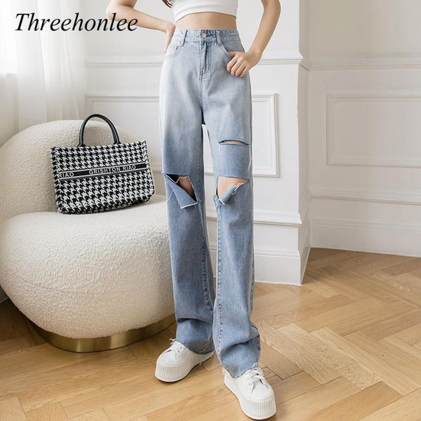 women's jeans women korean hole straight autumn fashion high waist loose wide leg pants slim casual lady denim, Blue
women's jeans women korean hole straight autumn fashion high waist loose wide leg pants slim casual lady denim, Blue