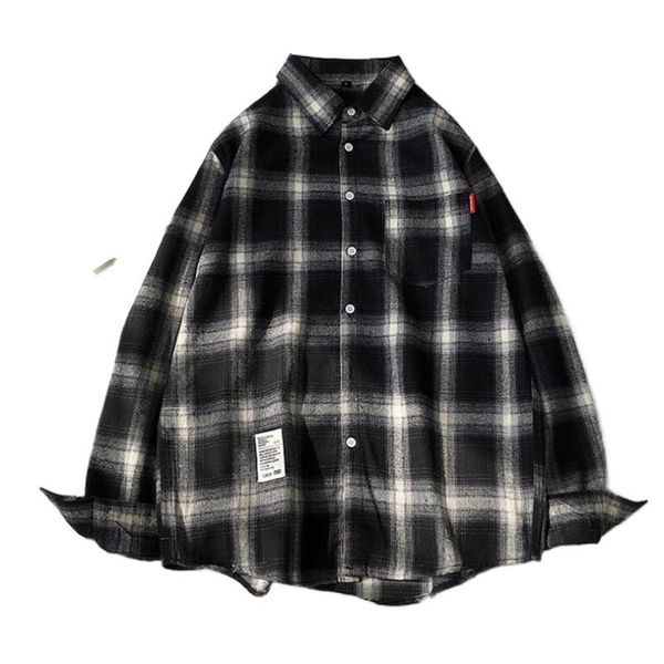 men's casual shirts long sleeve red black plaid shirt men slim fit cotton clothing fashion 3xl 2021 spring, White;black
men's casual shirts long sleeve red black plaid shirt men slim fit cotton clothing fashion 3xl 2021 spring, White;black