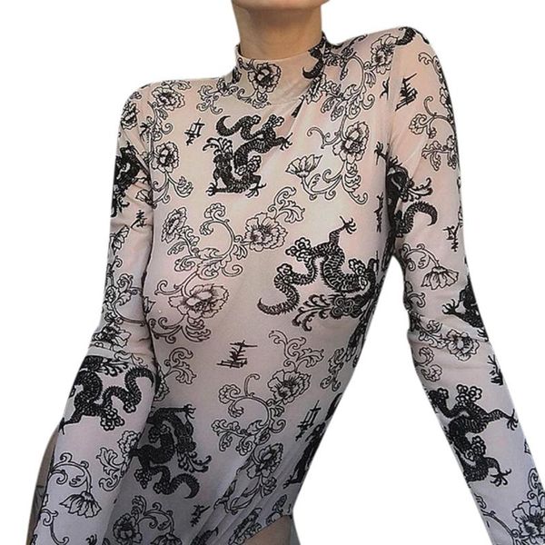women's jumpsuits & rompers dragon bodysuit for women long sleeve high neck skinny nice spring summer playsuit romper body suit, Black;white
women's jumpsuits & rompers dragon bodysuit for women long sleeve high neck skinny nice spring summer playsuit romper body suit, Black;white