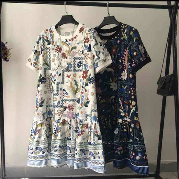 summer european vintage women printed dresses short sleeve lady floral print dress female retro loose print dress 210331, Black;gray
summer european vintage women printed dresses short sleeve lady floral print dress female retro loose print dress 210331, Black;gray