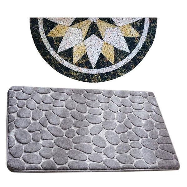 carpets 2 pcs doormat floor mat entrance front door rugs absorbent bathroom mat, black-white & gray
carpets 2 pcs doormat floor mat entrance front door rugs absorbent bathroom mat, black-white & gray