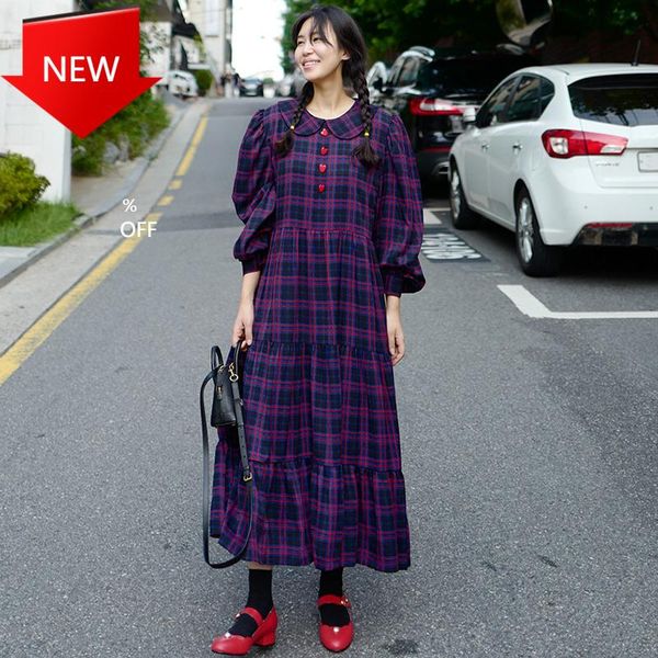 casual dresses loose high waist slim was thin elegant plaid maxi dress 2021 fashion autumn women vintage, Black;gray
casual dresses loose high waist slim was thin elegant plaid maxi dress 2021 fashion autumn women vintage, Black;gray