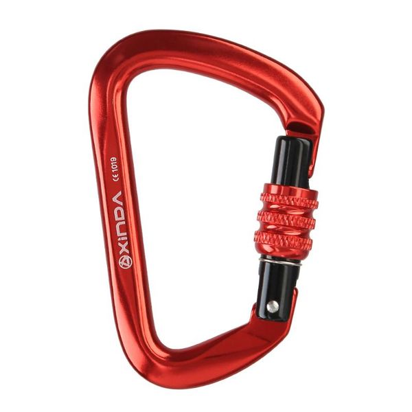 cords, slings and webbing 28kn rock climbing carabiner d shape outdoor camp hiking safety lock buckle master screw escalade equipement
cords, slings and webbing 28kn rock climbing carabiner d shape outdoor camp hiking safety lock buckle master screw escalade equipement