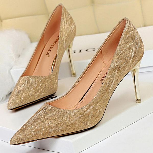 dress shoes 2021 luxury women gold silver 5cm 7cm 9cm high heels pumps lady elegant scarpins glitter low bridal wedding girl prom shoe, Black
dress shoes 2021 luxury women gold silver 5cm 7cm 9cm high heels pumps lady elegant scarpins glitter low bridal wedding girl prom shoe, Black