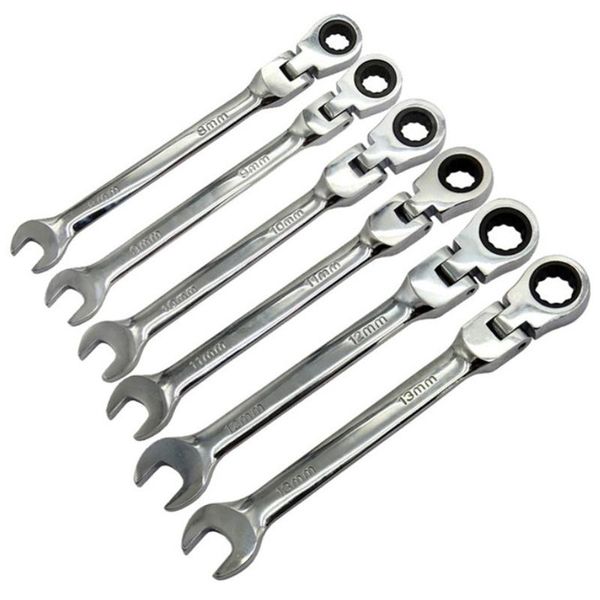 wrench set hand tool spanner 6pcs fixed head or movable ratchet 8-13mm abrasion performance tools
wrench set hand tool spanner 6pcs fixed head or movable ratchet 8-13mm abrasion performance tools