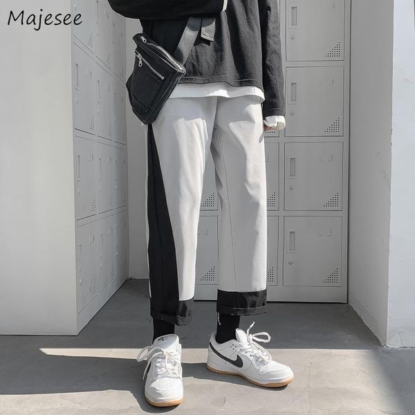 men casual pants cargo loose ankle-length patchwork autumn winter bottoms korean style fashion ulzzang simple all-match leisure men's, Black
men casual pants cargo loose ankle-length patchwork autumn winter bottoms korean style fashion ulzzang simple all-match leisure men's, Black
