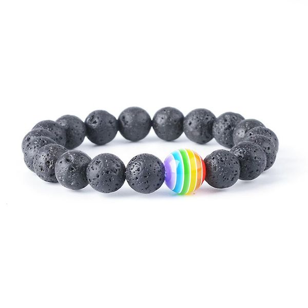 beaded, strands 2021 rainbow color gay beads symbol wrist bracelet for men female friends gift, Black
beaded, strands 2021 rainbow color gay beads symbol wrist bracelet for men female friends gift, Black
