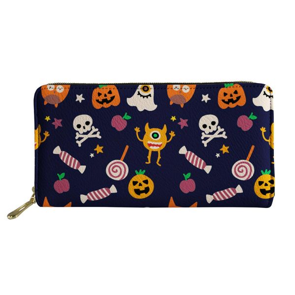women purses halloween trick or treat pumpkin lantern print ladies wallet for girls pu leather women's purse card holder coin, Red;black
women purses halloween trick or treat pumpkin lantern print ladies wallet for girls pu leather women's purse card holder coin, Red;black