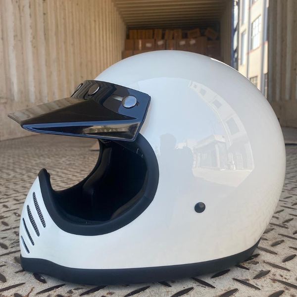 motorcycle helmets moto3 helmet style vintage full face fiberglass shell with detachable visor retro cafe racer motobike
motorcycle helmets moto3 helmet style vintage full face fiberglass shell with detachable visor retro cafe racer motobike