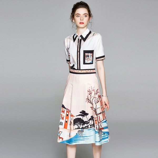 summer fashion suits women's elegant printed shirt blouse and vintage office printed calf-length draped skirt 2 pieces set 210514, White
summer fashion suits women's elegant printed shirt blouse and vintage office printed calf-length draped skirt 2 pieces set 210514, White