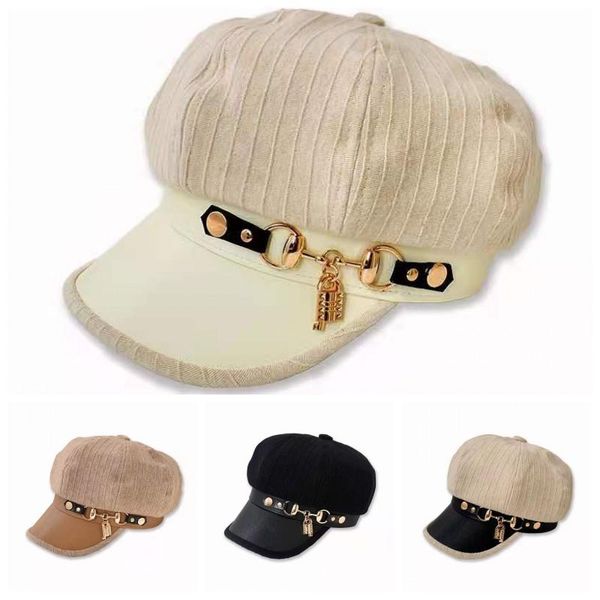 stingy brim hats 2021 autumn and winter octagonal hat for women retro leather buckle ladies fashion cotton solid color women's beret, Blue;gray
stingy brim hats 2021 autumn and winter octagonal hat for women retro leather buckle ladies fashion cotton solid color women's beret, Blue;gray