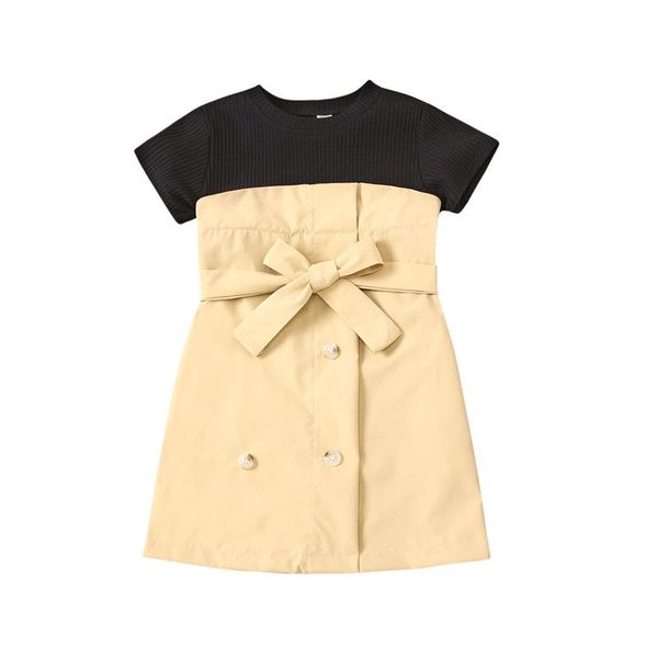 girl's dresses opperiaya summer kids baby girls fashion short sleeve patchwork dress round neck bow button stylish for children, Red;yellow
girl's dresses opperiaya summer kids baby girls fashion short sleeve patchwork dress round neck bow button stylish for children, Red;yellow
