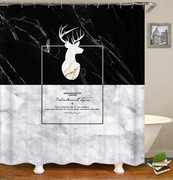 black and white creativity curtain waterproof shower curtains polyester washable home decoration with hook
black and white creativity curtain waterproof shower curtains polyester washable home decoration with hook