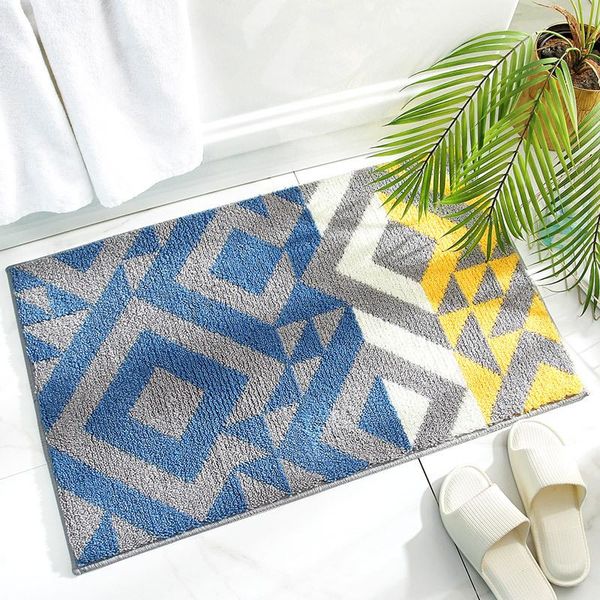 bathroom mat modern shiny blue yellow geometric soft carpet absorbent slip-resistant pad kitchen door floor mats artistic deco carpets
bathroom mat modern shiny blue yellow geometric soft carpet absorbent slip-resistant pad kitchen door floor mats artistic deco carpets