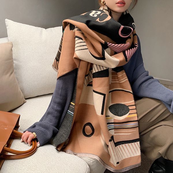 scarf imitation cashmere autumn winter double-sided thermal 3d letter office shawl lengthen and thicken, Blue;gray
scarf imitation cashmere autumn winter double-sided thermal 3d letter office shawl lengthen and thicken, Blue;gray
