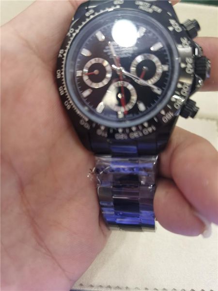 men's automatic 2813 mechanical movement watch mens black dlc coating pvd cosmograph watches men superlative perpetual wristwatches, Slivery;brown
men's automatic 2813 mechanical movement watch mens black dlc coating pvd cosmograph watches men superlative perpetual wristwatches, Slivery;brown