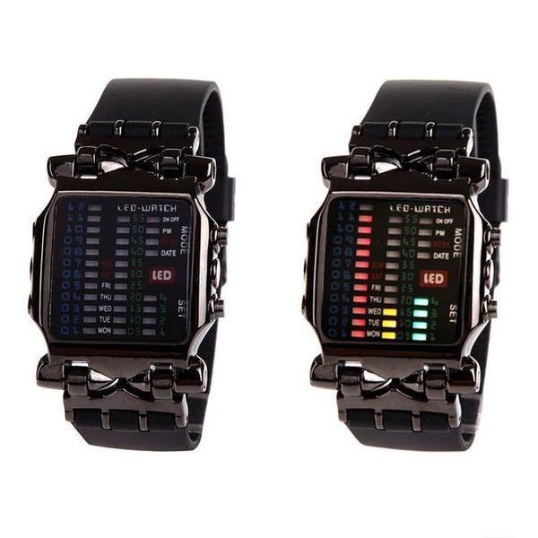 wristwatches fashion digital watches for men binary led electronic watch creative crab luxury sports mens wristwatch male clock, Slivery;brown
wristwatches fashion digital watches for men binary led electronic watch creative crab luxury sports mens wristwatch male clock, Slivery;brown