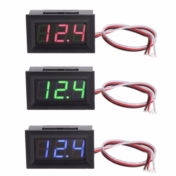 voltage meters mini voltmeter tester digital test battery dc 0-30v red/blue/green auto car tools
voltage meters mini voltmeter tester digital test battery dc 0-30v red/blue/green auto car tools