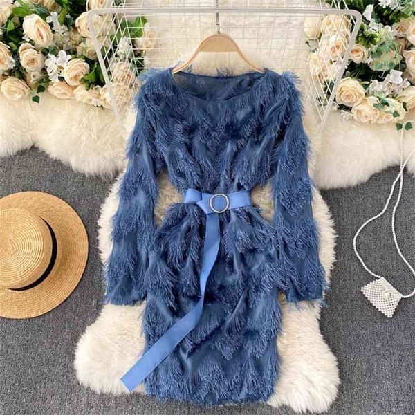 autumn winter fashion ladies mini evening dress party women wavy fringed 210514, Black;gray
autumn winter fashion ladies mini evening dress party women wavy fringed 210514, Black;gray