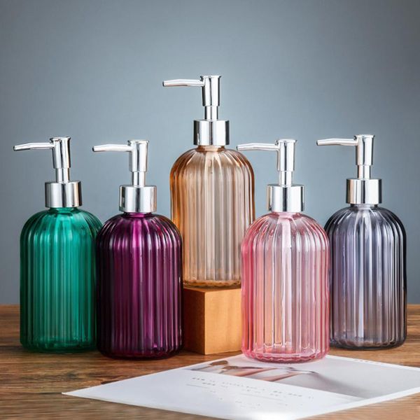 liquid soap dispenser 400ml clear glass bathroom shower gel refillable bottles shampoo wash hair conditioner lotions press pump sub
liquid soap dispenser 400ml clear glass bathroom shower gel refillable bottles shampoo wash hair conditioner lotions press pump sub