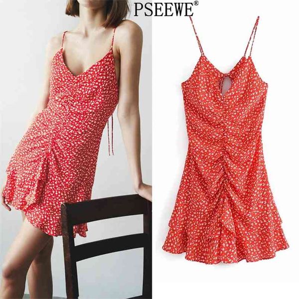 woman red floral mini summer dress ruffle ruched strap short es ladies cut out backless beach 210519, Black;gray
woman red floral mini summer dress ruffle ruched strap short es ladies cut out backless beach 210519, Black;gray