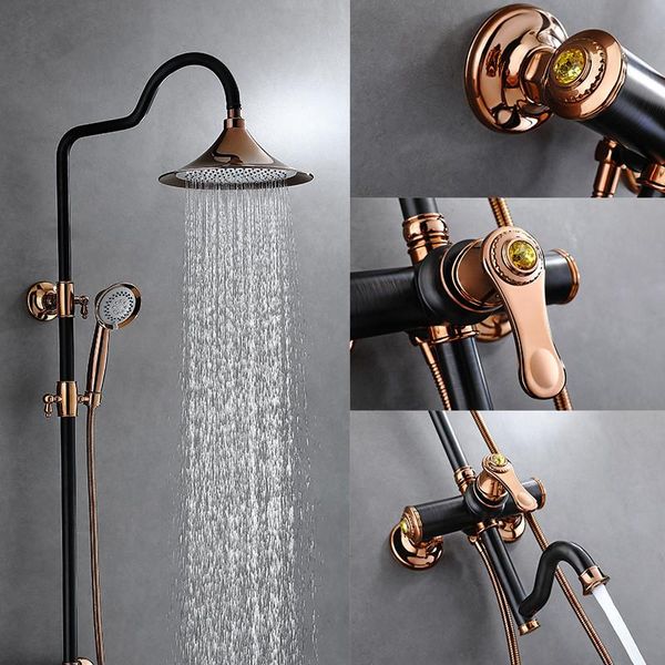 bathroom shower faucet set & cold soild brass ceramics bathtub mixer tap wall mount with handheld 8 inch spray sets
bathroom shower faucet set & cold soild brass ceramics bathtub mixer tap wall mount with handheld 8 inch spray sets