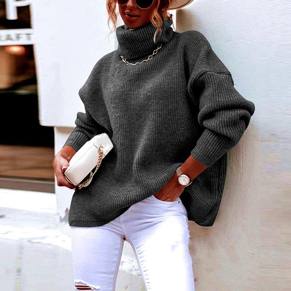 women's sweaters fashion chic bottoming sweater solid streetwear autumn winter casual long sleeve women elegant turtleneck pullover, White;black
women's sweaters fashion chic bottoming sweater solid streetwear autumn winter casual long sleeve women elegant turtleneck pullover, White;black