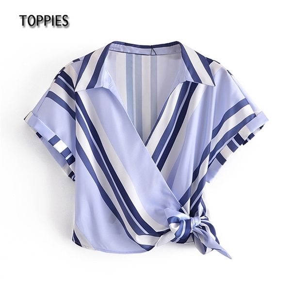 striped short shirts woman crop v neck female blouses summer wide shoulder 210421, White
striped short shirts woman crop v neck female blouses summer wide shoulder 210421, White