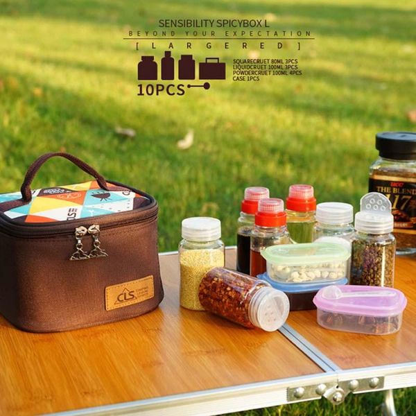 storage bags 10 pcs outdoor portable camping cooker bag seasoning jar kitchen set liquid bottle cookware
storage bags 10 pcs outdoor portable camping cooker bag seasoning jar kitchen set liquid bottle cookware